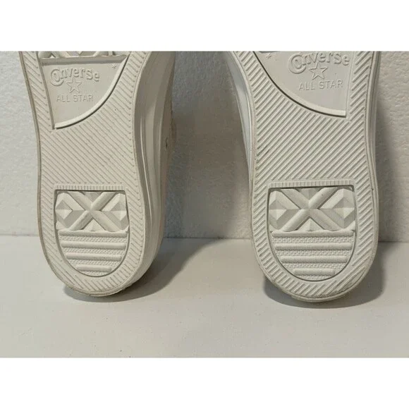 Converse Chuck Taylor All-Star Low Top Beige Suede Mens Sz 8 Womens 10 NEW - Picture 12 of 13